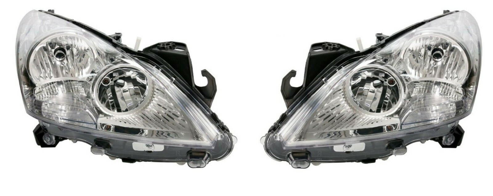 Phare avant Peugeot 3008 gauche droite optique de projecteur électrique H7 chrome 2009 2010 2011 2012 2013