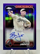 2024 Topps Chrome Bryce Jarvis Purple Refractor Auto /250 RC Diamondbacks