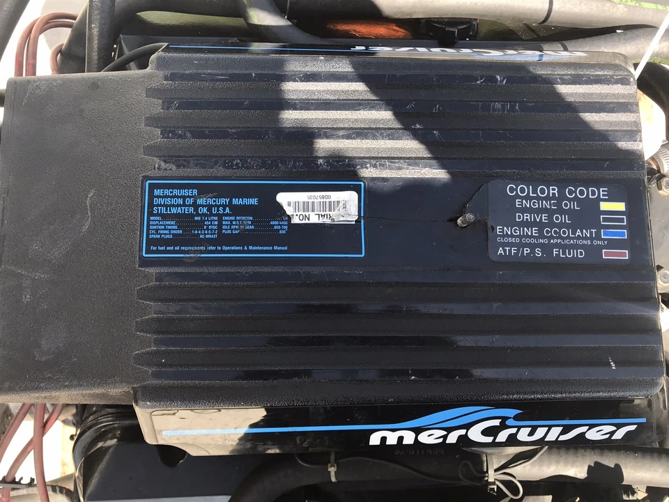 MerCruiser 7.4 L 454 V8 inboard Marine Engine NO SALT Drop In Ready 506 HRS - Image 2 of 4