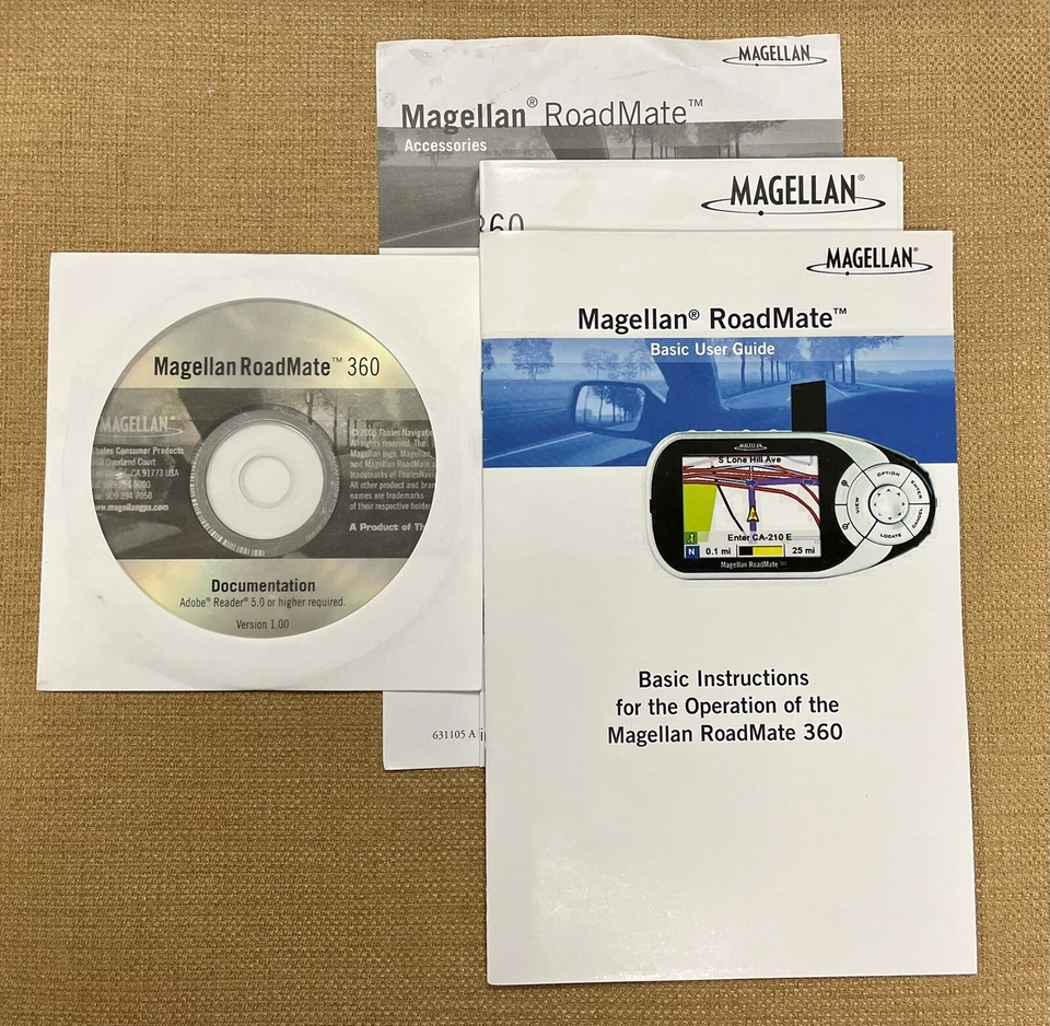 Magellan RoadMate 360 GPS w/ Accessories. - Image 3 of 4