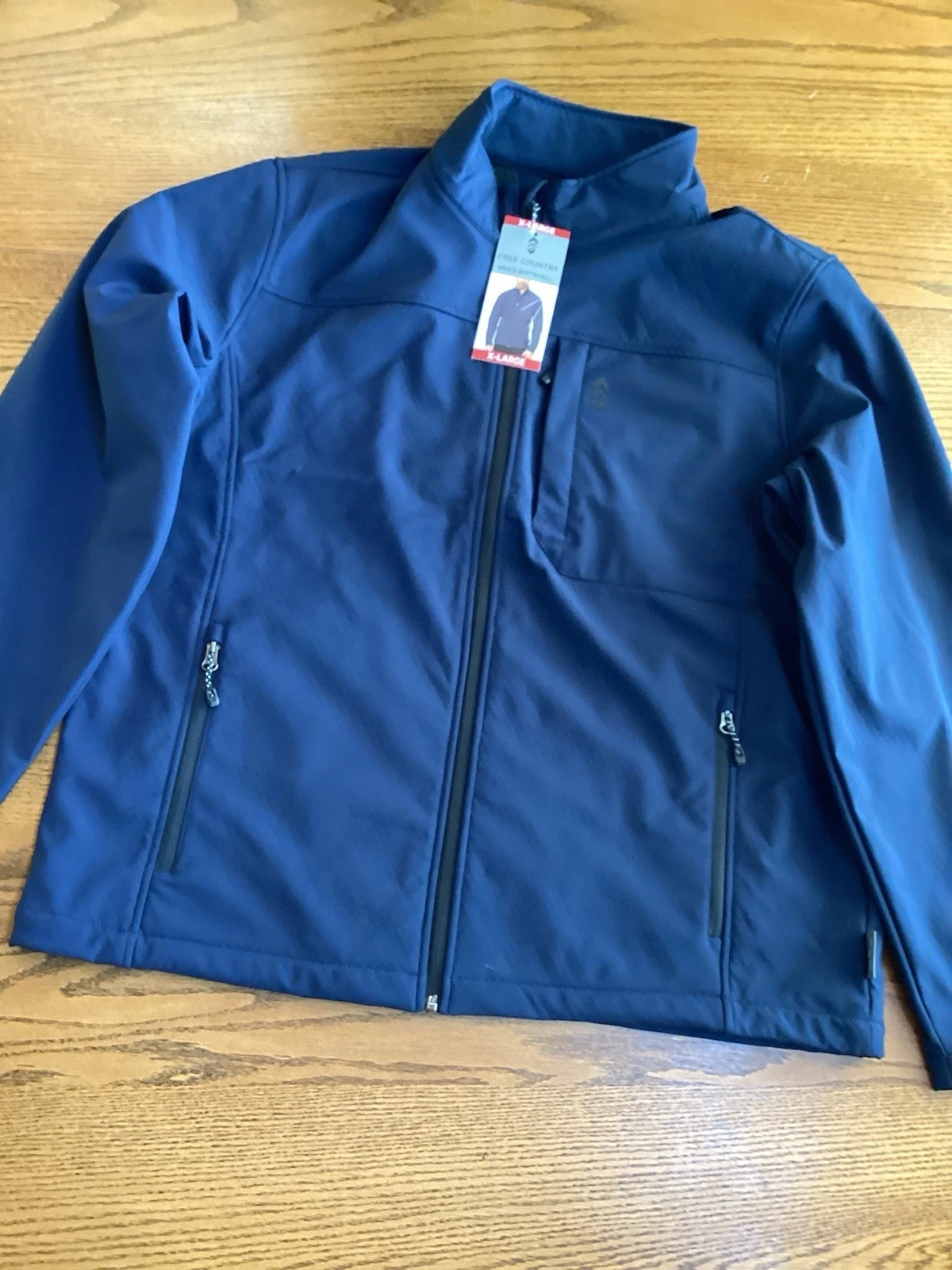 Free Country Jacket Mens Soft-shell Sz XL Blue Black Full Zip Outdoor Coat NEW
Opens in a new window