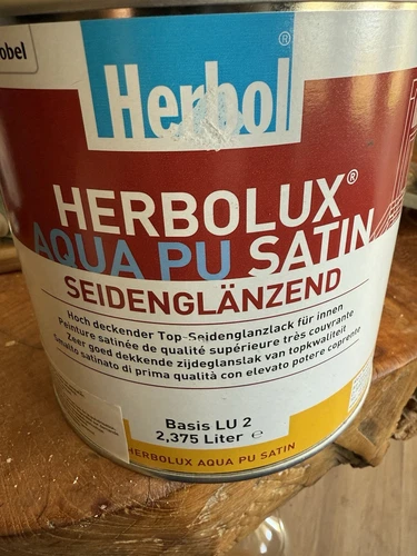 2,5 litros Herbol Herbolux Aqua Pu Satinado Blanco para Interior (17,34€/L) Restos - Imagen 1 de 1