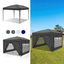 Pavillon ​Partyzelt​ Gartenzelt​ 3x3m Wasserdicht​ Festzelt UV Faltpavillon