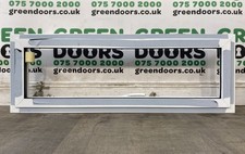 SMALL ALUMINIUM FIXED WINDOW EXTERNAL EXTERIOR WHITE ALI SQUARE PANORAMIC NEW