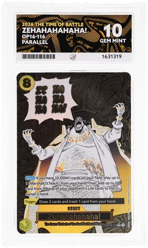 ACE 10 Zehahahahaha! OP16-116 One Piece Card Game Gem Mint