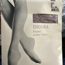 BLOCH Women's Endura Footed Ladies Dance Tights Tan T0920L Size C -NEW-