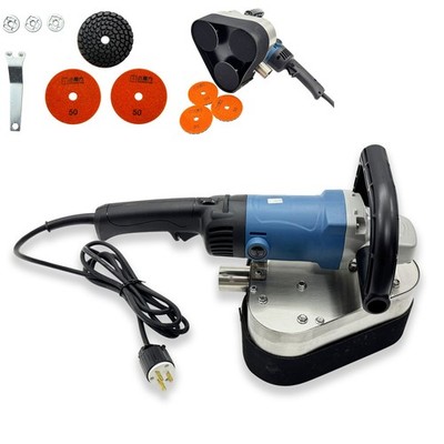 220V Handheld Three-head Dust-free Grinding Machine Edge Trimming Grinder 1PH