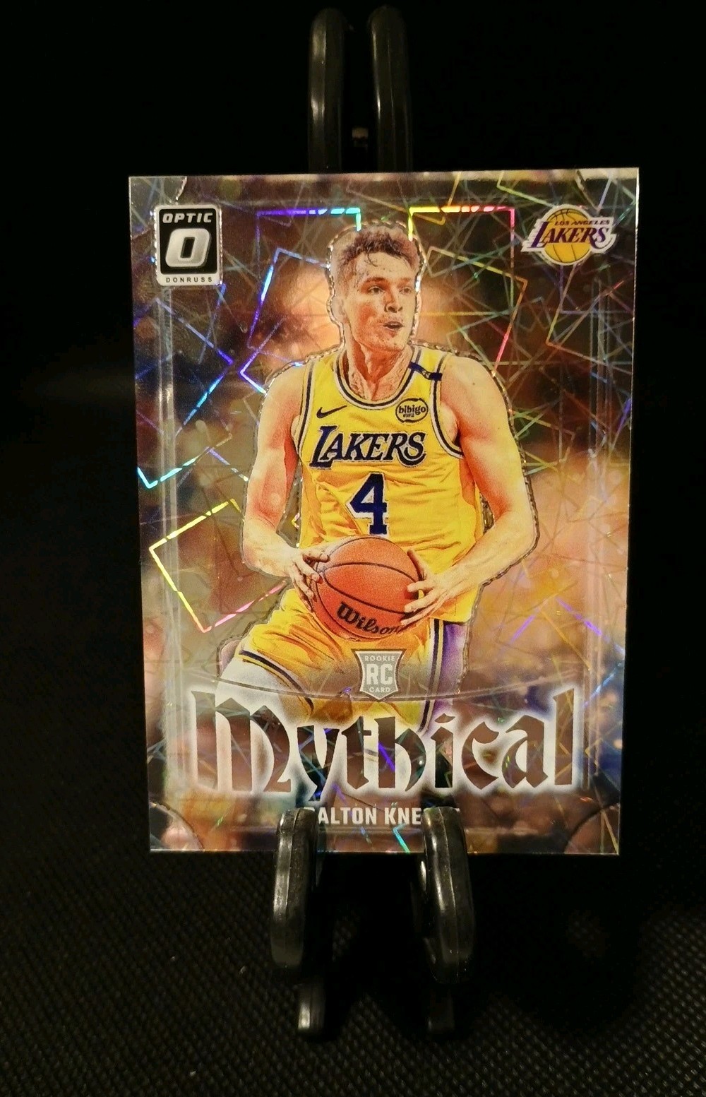 2024-25 Panini Donruss Optic Dalton Knecht Mythical Case Hit SSP RC #5 Lakers