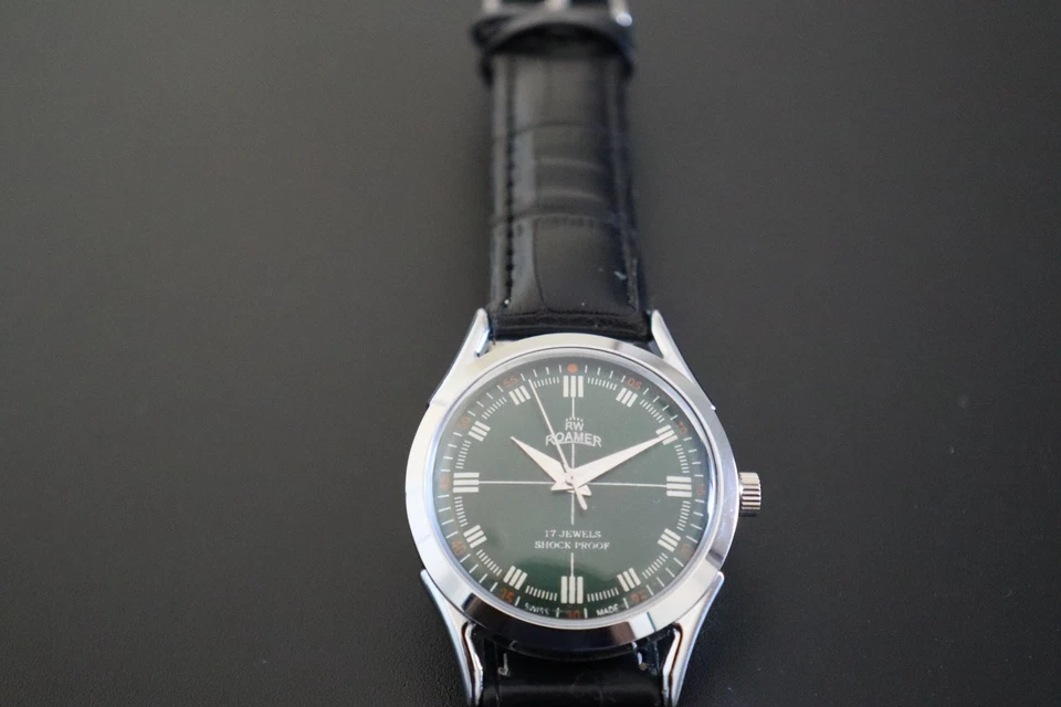 复古 Precision Swiss By Roamer – Hand-Wind S96 17 - 珠宝男士腕表 — 第 4/4 张图片