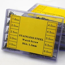 600Pcs/box Stainless Steel Eyeglass Jewelry Watch Repair Screw Set Screws Kit