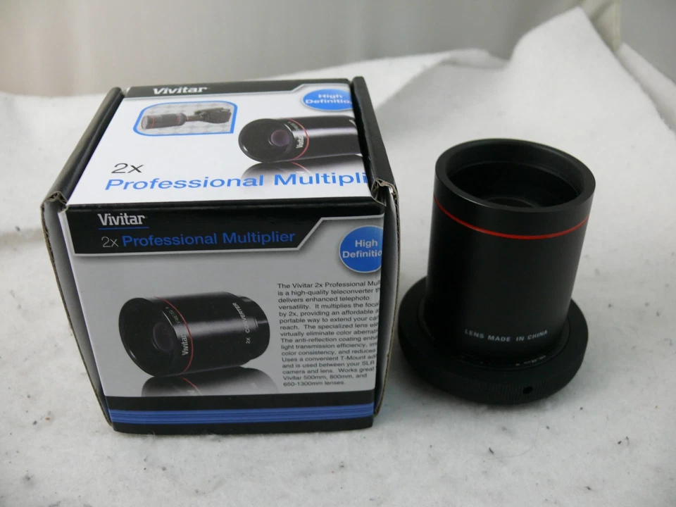 Lente Bower 500 mm F/8 para cámaras SLR y digitales + 2x multiplicador 1000 mm CANON Foto 2 de 4