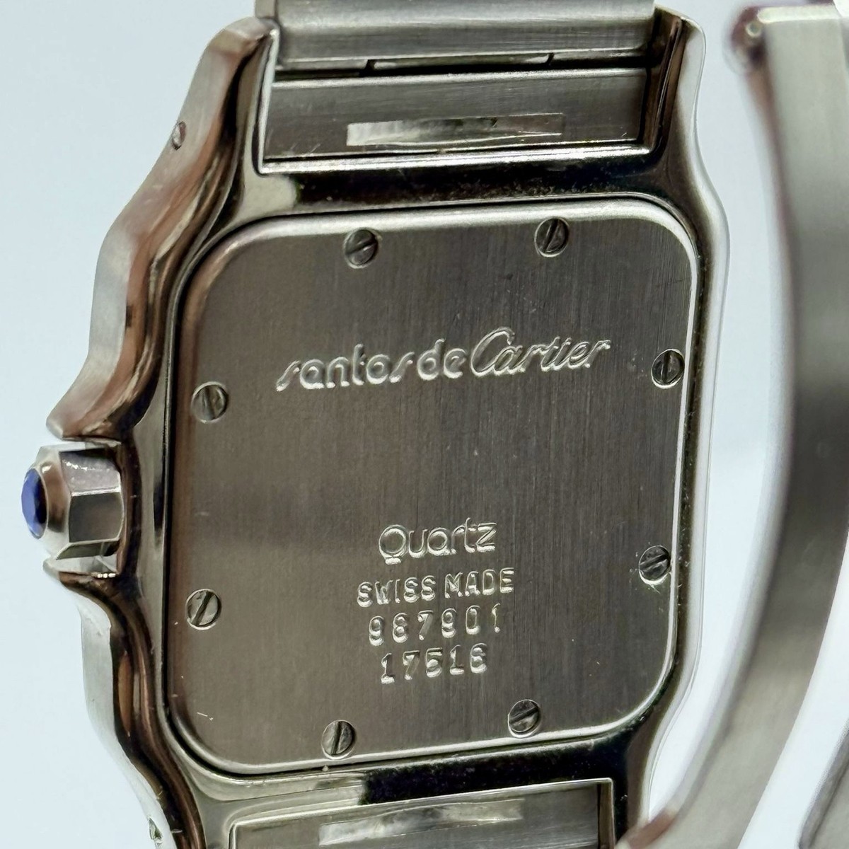 Reloj Cartier 987901 Santos De Cartier Quartz Swiss Made Cartier