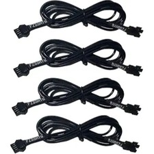 4Pcs 47in Extension Cords 4 Feet Extension Cables for Rock Lights LED Light Kit