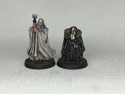 Herr der Ringe Saruman & Grima Citadel pro painted Games Workshop