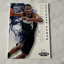 2012-13 Panini Contenders #40 Ramon Sessions 1/1 one of one Charlotte Hornets