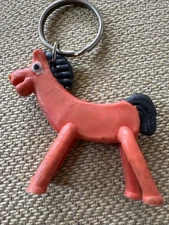 Vintage Keychain Gumbi Horse