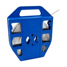 30m/98.43ft Metal Steel Cable Ties Extra Strong Steel Tape Mounting Steel Tape