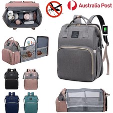 Mommy Bag Folding Baby Bed Large Capacity Portable Milk Bottle Diaper Backpack