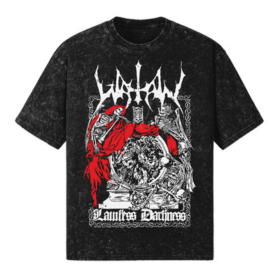 WATAIN T-Shirt 260 GSM | Men s Women s Oversized Snow Wash 100% Cotton
