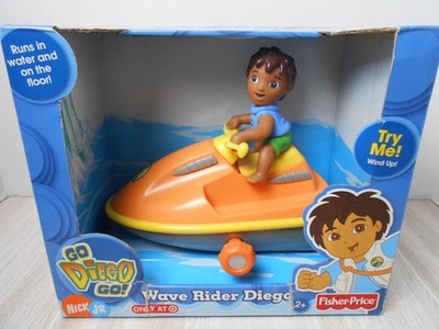 Go Diego Go Wave Rider Diego Toy Fisher-Price New Old Stock 2006