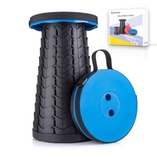 Upgraded Folding Stool Lightweight Yet More Sturdy with Load Capacity 400lbs