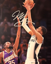 Victor Wembanyama Signed 8x10 SPURS NBA Origi...