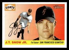2004 Topps Heritage #430 J.T. Snow Jr. San Francisco Giants SP