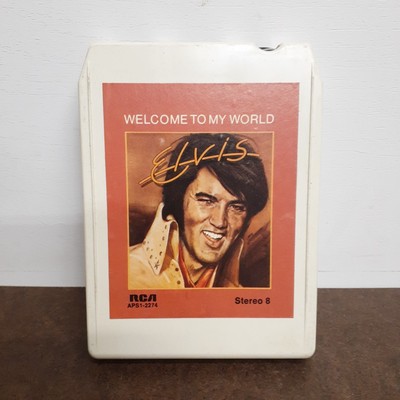 Elvis Presley Welcome To My World 8-Track Tape 1977 RCA APS1-2274 RARE! 