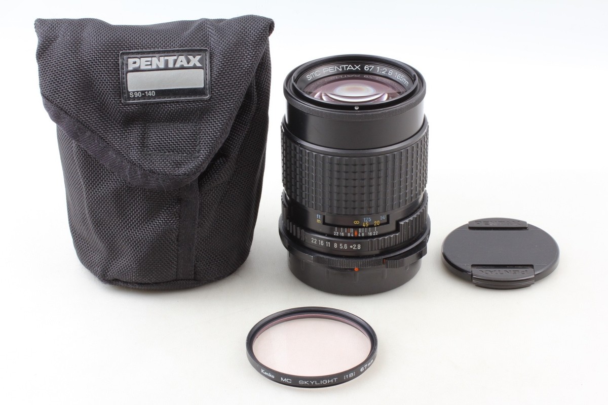 Late Model【N Mint w/Case】SMC Pentax 67 165mm F/2.8 Lens for 6x7