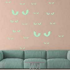 Halloween Glow-in-the- Decorations Decals