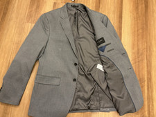 Banana Republic Slim Fit Sport Coat Blazer 42R Gray Stretch NWT Jacket