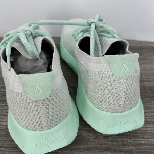 allbirds Tree Dashers Women’s Running Shoes Casual Sneakers Cyclone Green Sz 8.5 - Picture 5 of 9