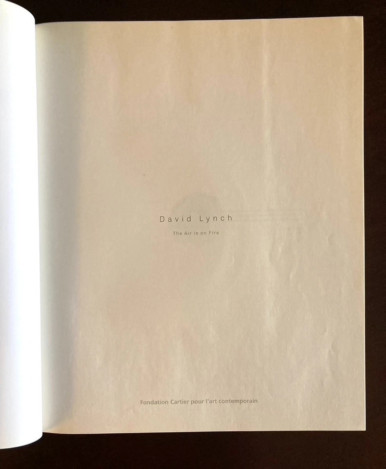 David Lynch: The Air Is on Fire (Book and CD's  Item specifics Condition - Good Foto 4 de 4