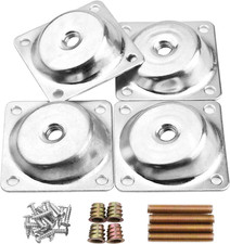 14 Degree Angled Leg Mounting Plates Furniture Table Leg Attachment Plates Brack