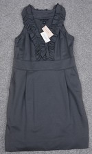Banana Republic Sleeveless Dress Women's 12P (Petite) Gray New With Tags