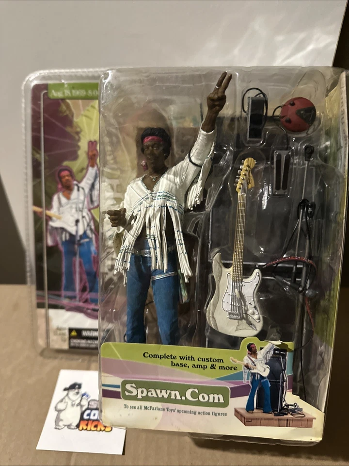 Figura de acción McFarlane Jimi Hendrix 18 de agosto 1969 Woodstock nueva Foto 2 de 4