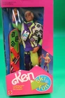Vintage 1991 Barbie Doll Ken Ski Fun Snowbaarding 7512 Mattel  Brand New In Box