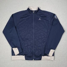 Georgetown Hoyas Jacket Men 2XL Nike Air Jordan Dri Fit Sideline Performance