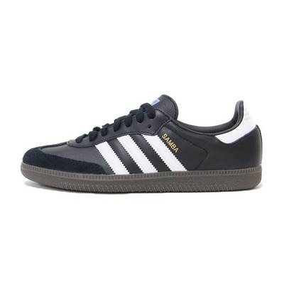 adidas Size: US6 (24.5cm) | SAMBA OG B75807 LEATHER LACE UP BLACK Used BEEG-0