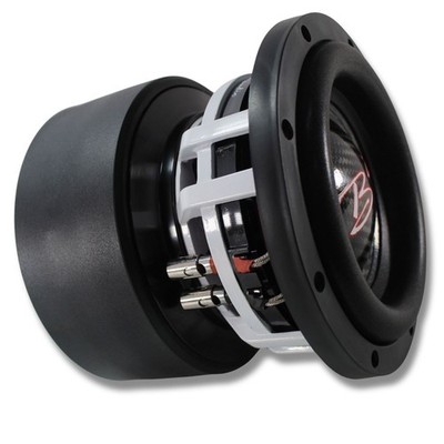 Car Audio 6.5'' 1000W RMS Carbon Fiber Dual 2-Ohm Voice Coil RAMPAGE Subwoofer