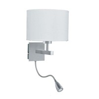 Led Wand Spot Lampe Leuchte Silber Flur BüRo Schlaf Wohn Zimmer Beleuchtung