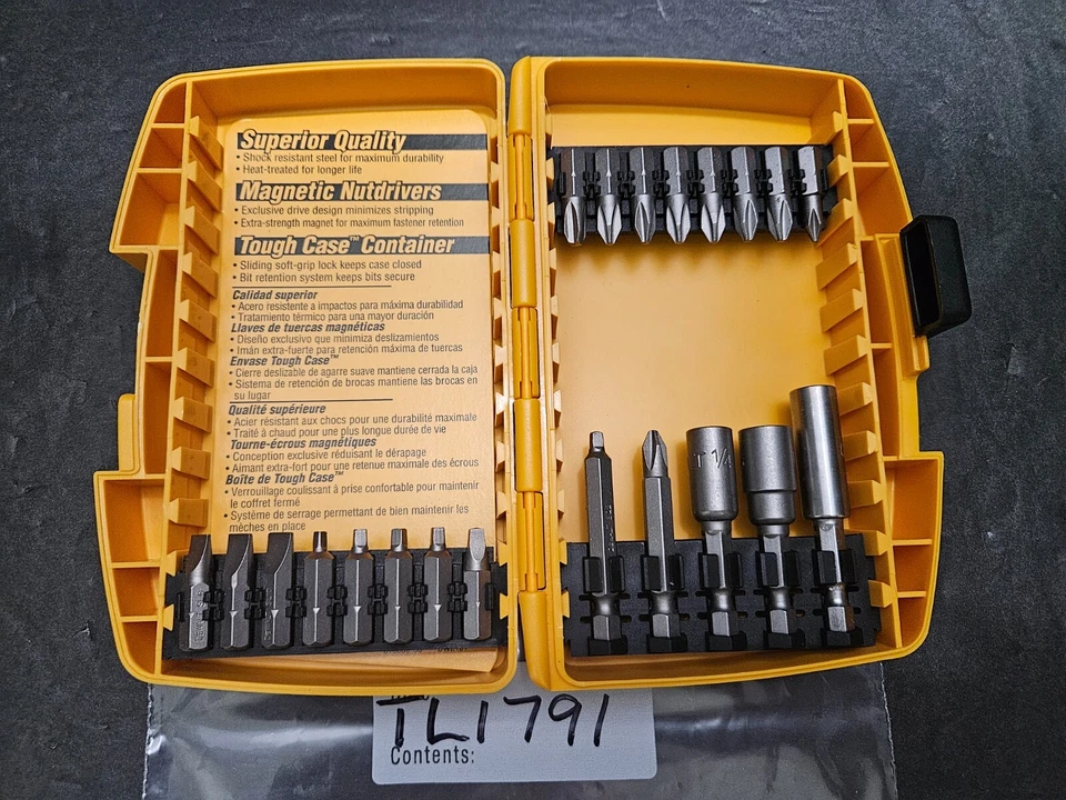 DEWALT 21 PC NUT DRIVER SET W/CASE #DW2161 (TL1791) - Image 2 of 4