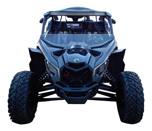 MudBusters Max guardabarros llamaradas para Can-Am Maverick X3 DS 2017-2025 (64 pulgadas) - Imagen 2 de 12
