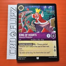 King of Hearts - Monarch of Wonderland - 57/204 - Uncommon Lorcana Non Foil