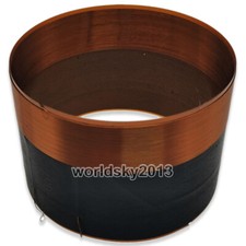 2pcs 100mm 8ohm High Fiber Speaker Bass Voice Coil Subwoofer Sound Drive Repair