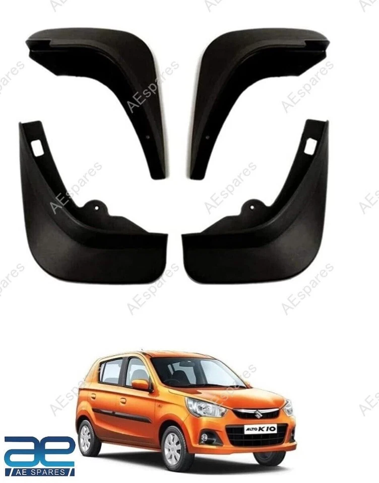 Mud Flap Set of 4 for Suzuki Alto k10 2015 2016 2017 2018 2019 2020 Type 2