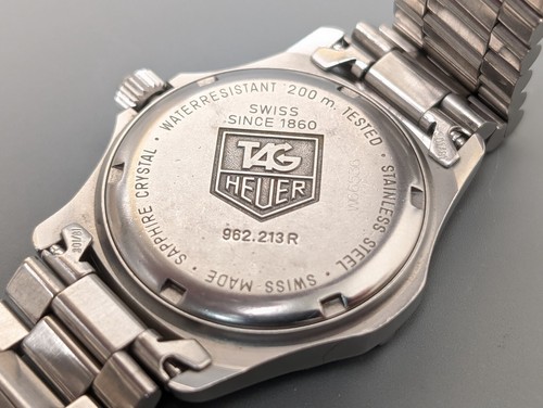 Tag Heuer Professional 200 Meters 962.213R Silver Date Quartz Watch Men's Watch - Picture 8 of 15