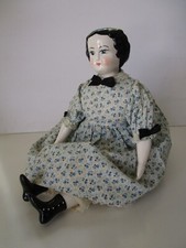 Precious China Head, Shoulder Hand Feet Doll Original Clothing 15"