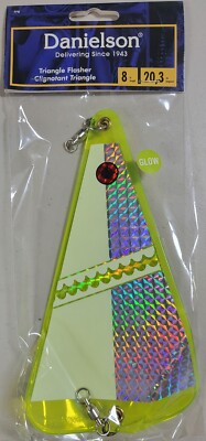 Danielson 8'' Triangle Flashers, Glow Flash TF8116 NEW!