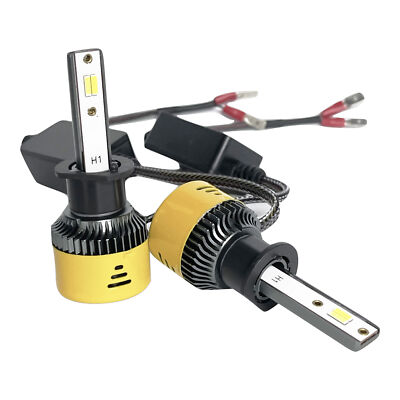 H1 3000K LED Kit Headlight Bulb Switchback 3K 4K 6K White Yellow +